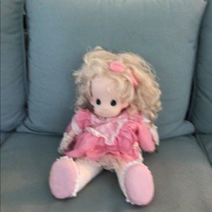 1993 Precious Moments Amber Doll 17" Vintage Sweetheart Series 1053.